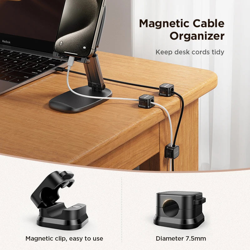 Magnetic Cable Organizer – Neat & Pro Setup at Home or Office